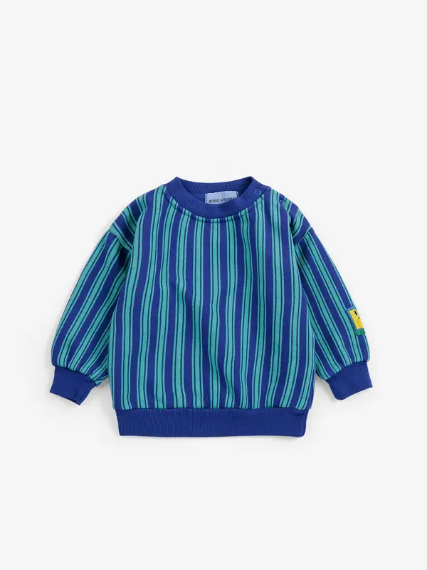 Booo Bo Choses Tag stripes sweatshirt