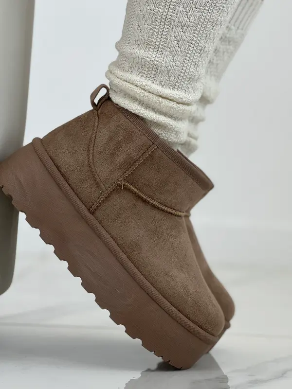 Botines plataforma forro pelo