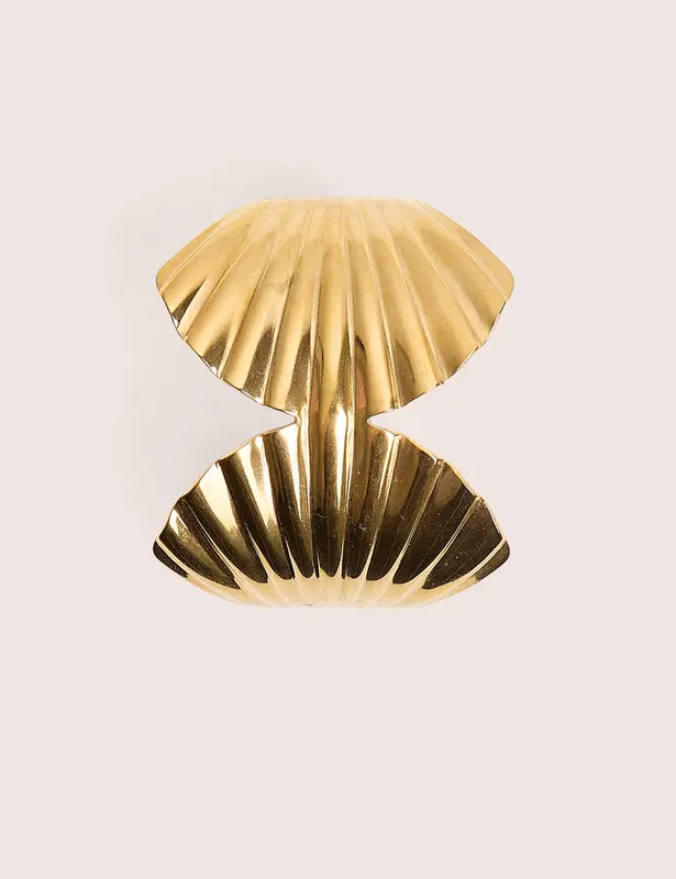 Brazalete Ajustable en Dorado