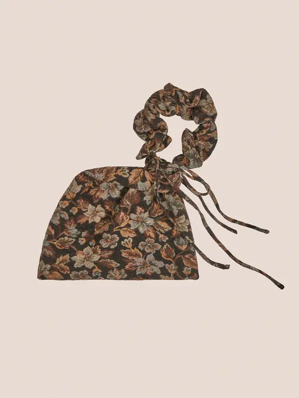 Brown Blooms Bag