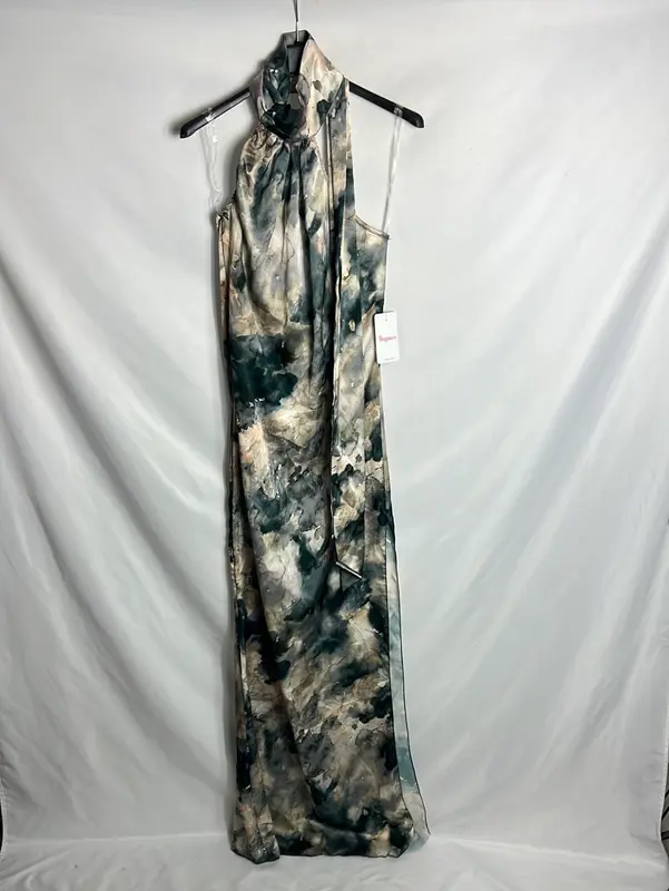 BUGANCO. Vestido largo tie dye Tu(s)