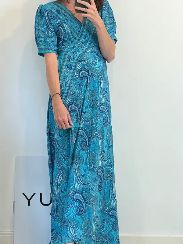 BUGANVILIA. Vestido largo cruzado TU(s/m)