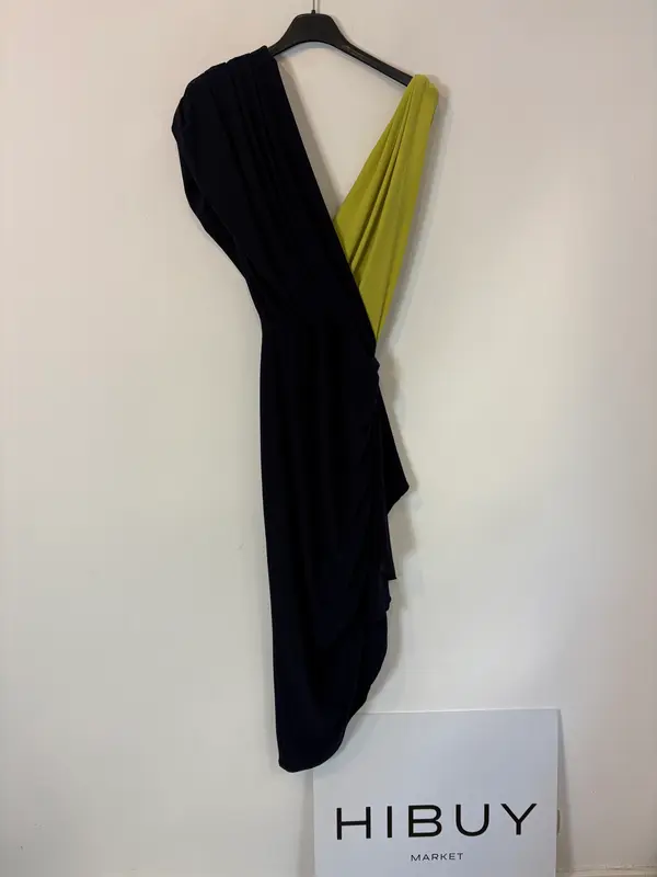 BY HANDEL. Vestido bicolor elástico
