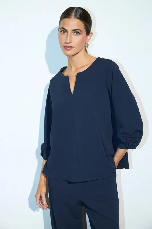 Camisa Abelia Azul Marino