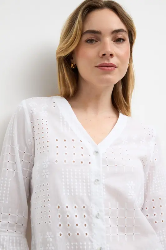 Camisa Anaya Blanco