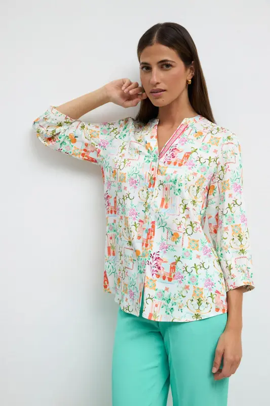 Camisa Antonila Coral