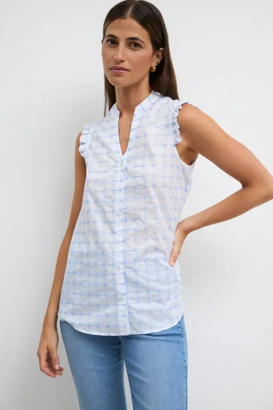 Camisa Arabela Celeste