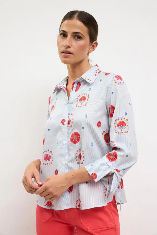 Camisa Belma Celeste