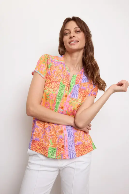 Camisa Evia Naranja