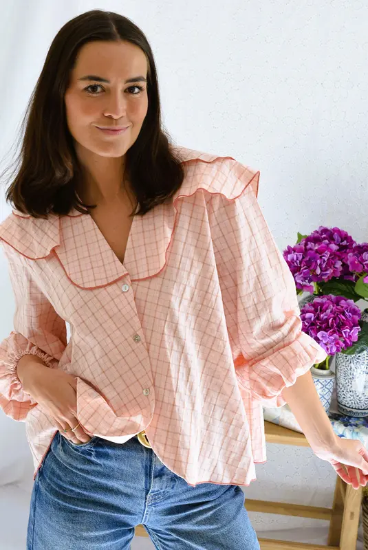CAMISA MÁXIMA - CUADRO ROSA -
