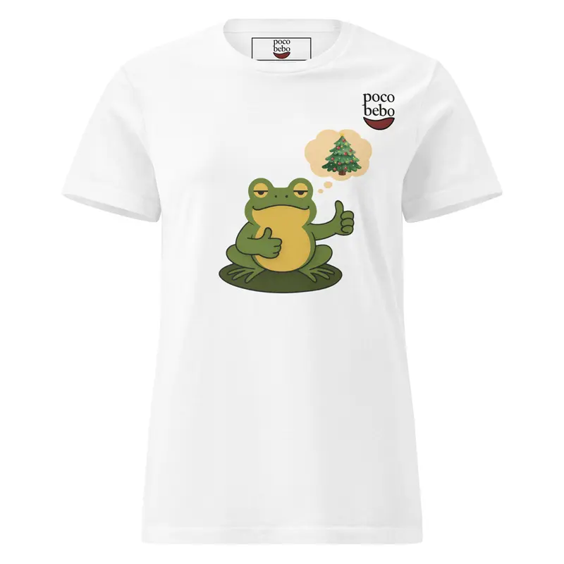 Camiseta Frog Yeah XMas para mujer