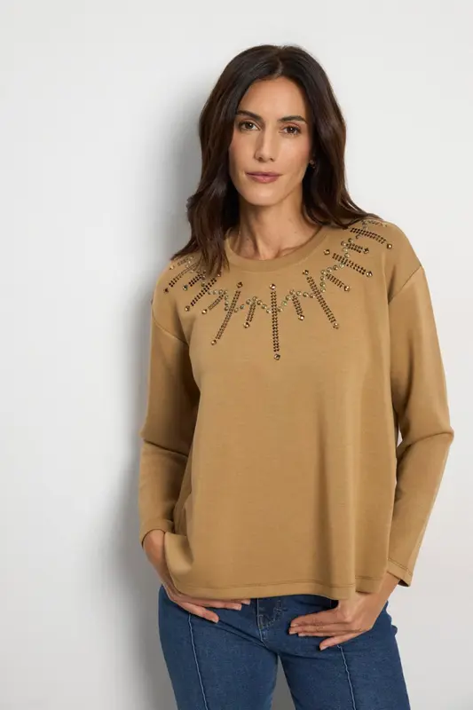 Camiseta Ilea Camel