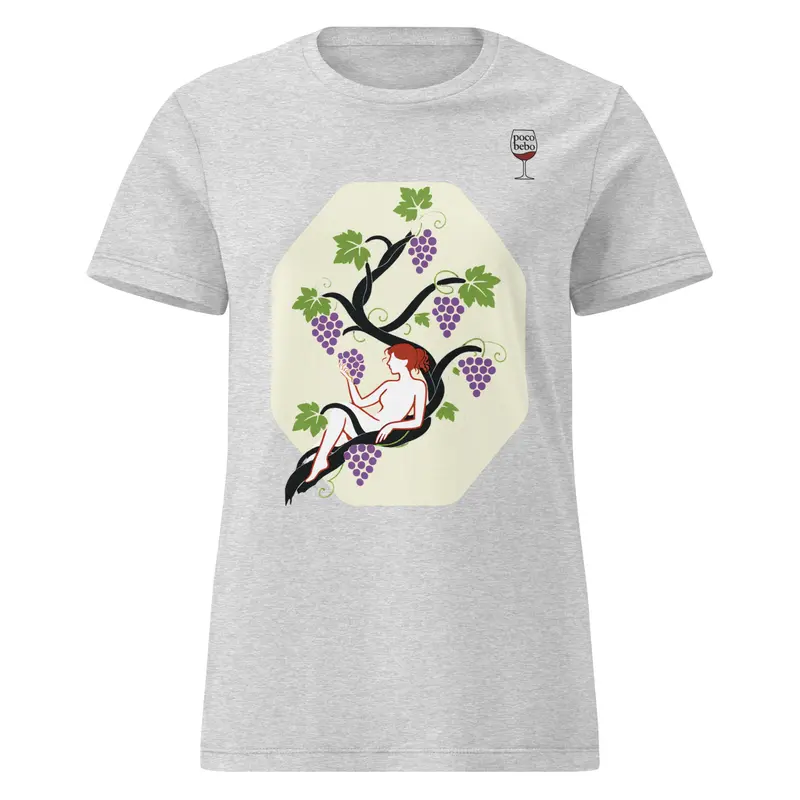 Camiseta mujer vid enredada