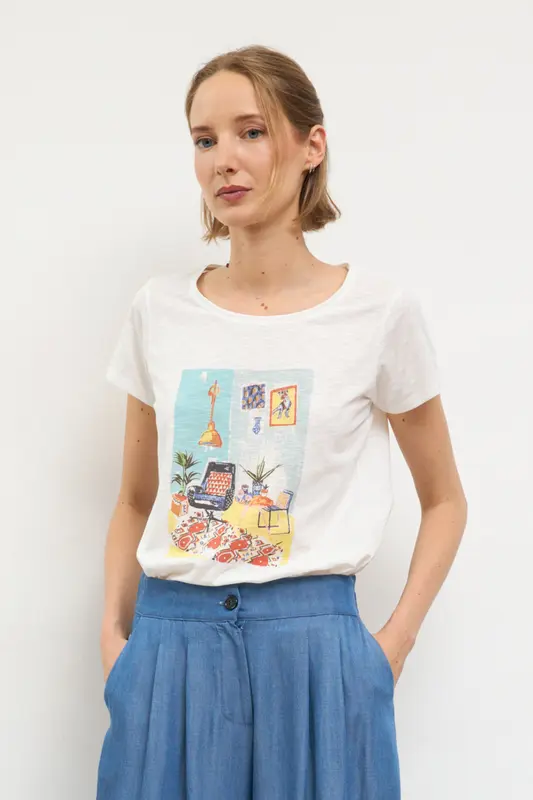 Camiseta Pentas Natural