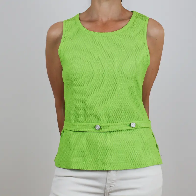 Camiseta sin mangas verde Iceberg