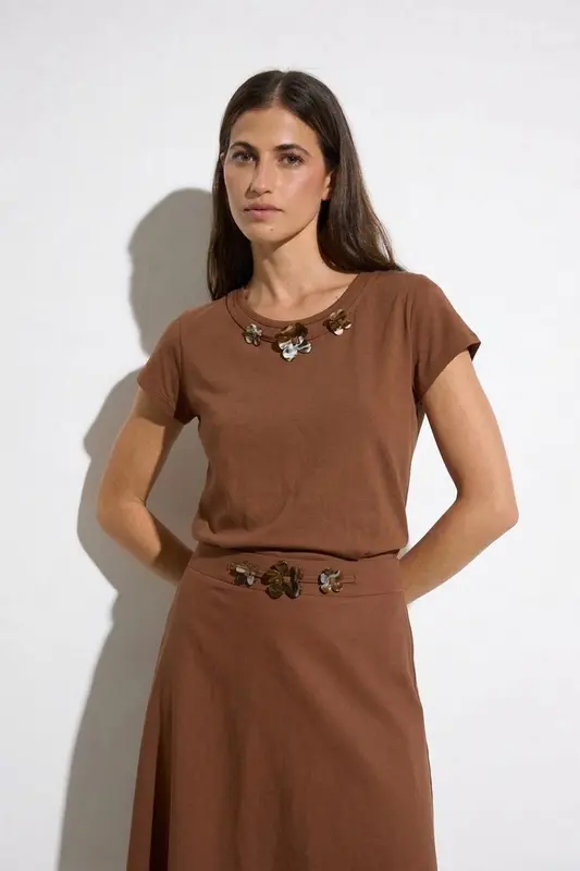 Camiseta Tirajana Chocolate