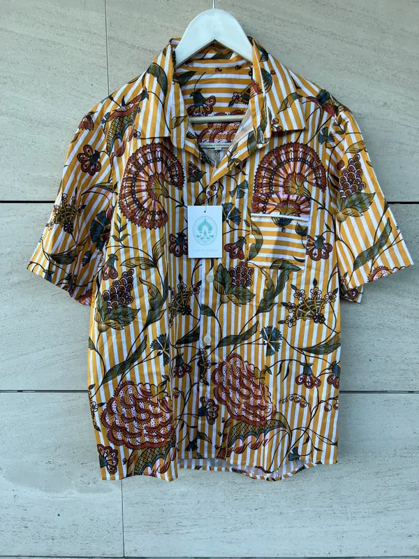 CAP D´ ARSENE. Camisa rayas estampada. T M
