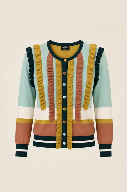 Cardigan Volantes
