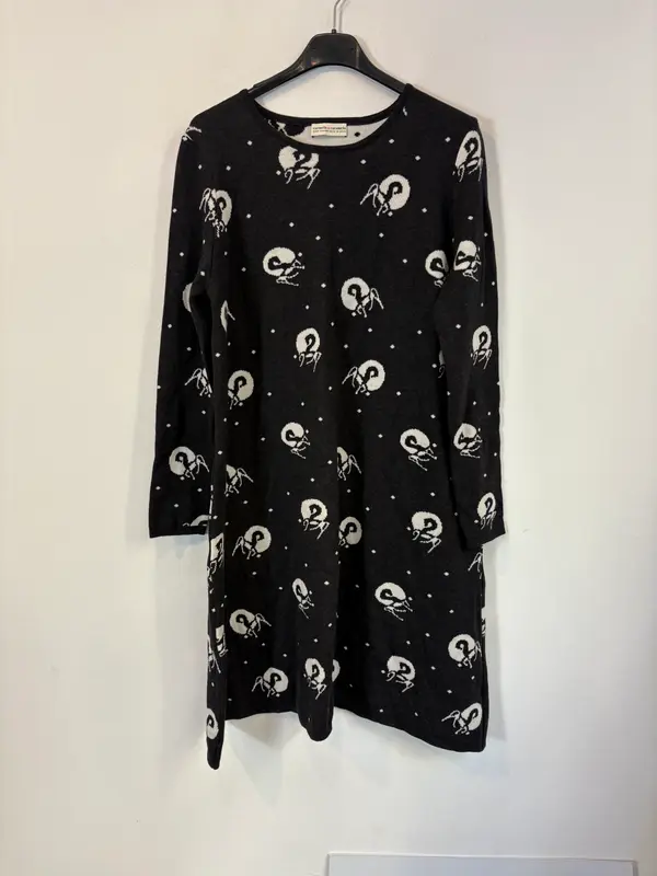 CARMELA CARAMELA. Vestido merino dibujos