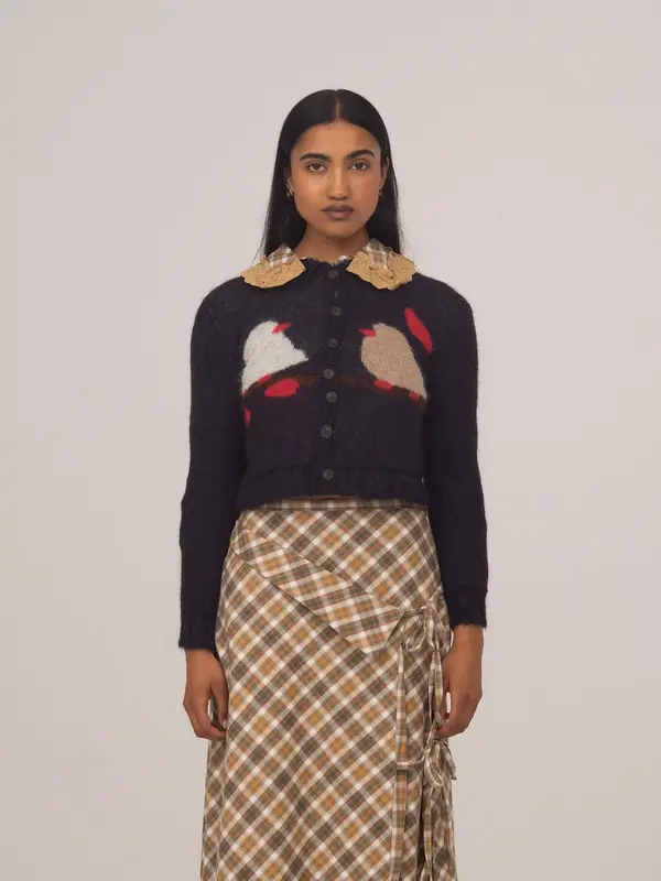 Carolina Bird Knit Cardigan