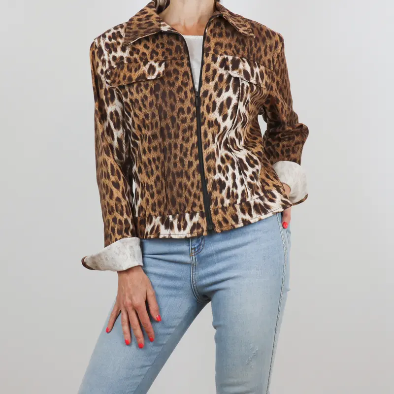 Cazadora estampado Animal Print