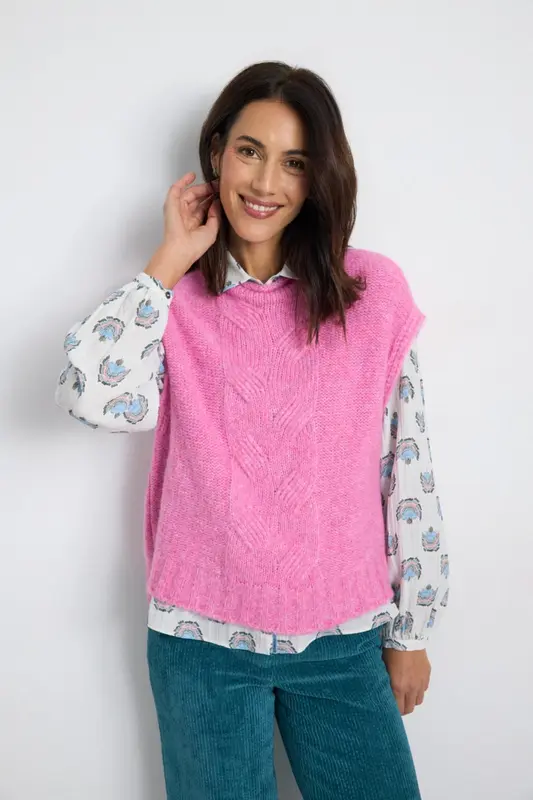 Chaleco Desia Rosa