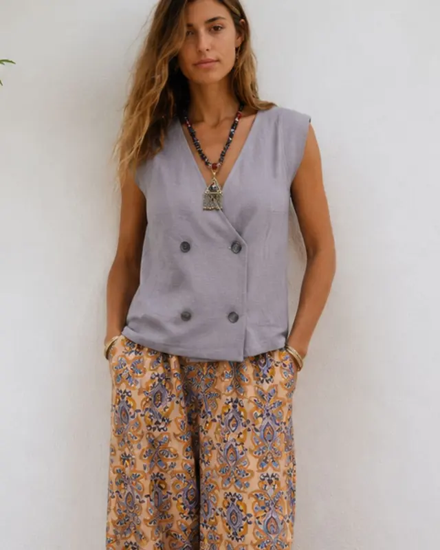 Chaleco ELIANA Blue cloud