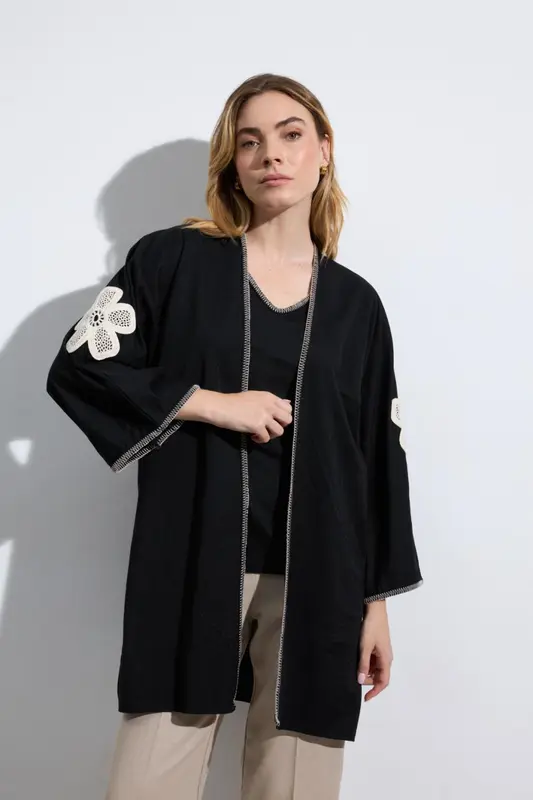 Chaqueta Destellos Negro