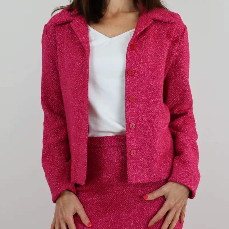 Chaqueta rosa fucsia