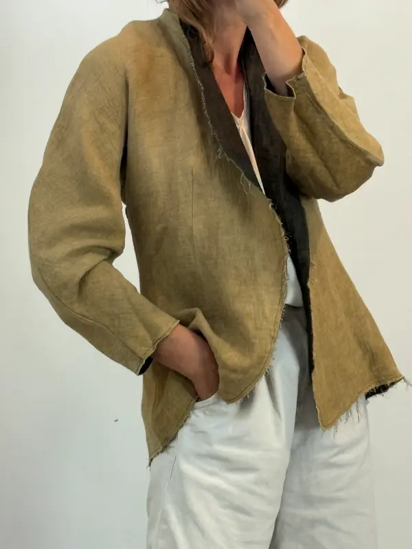 Chaqueta textura asiemtrica