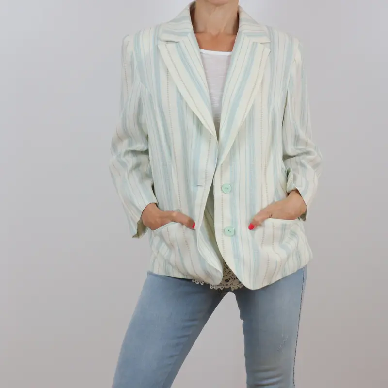 Chaqueta tipo Blazer rayas