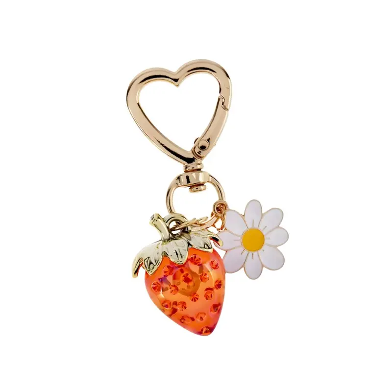 CHARM DAISY STRAWBERRY