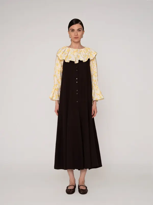 Chocolat Brown Maxi Dress
