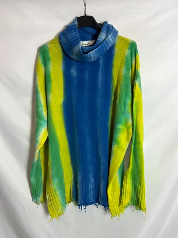 CIRCUS HOTEL. Jersey tie dye flecos. T 40