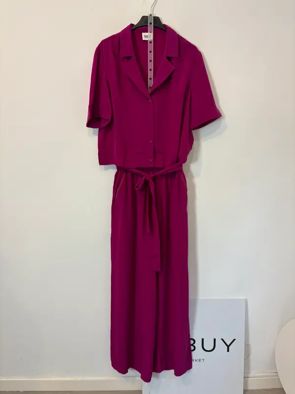 CLAUDIE PIERLOT. Conjunto buganvilla seda