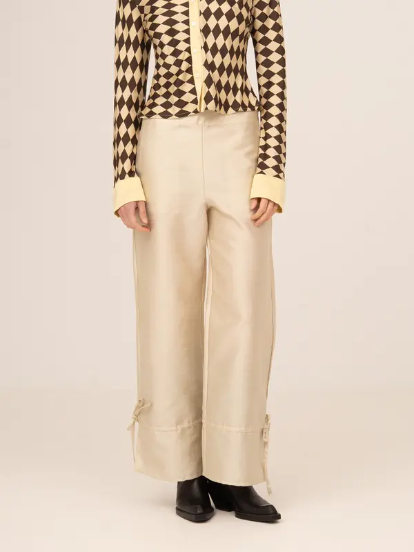 Clown Cream Sparkle Pants