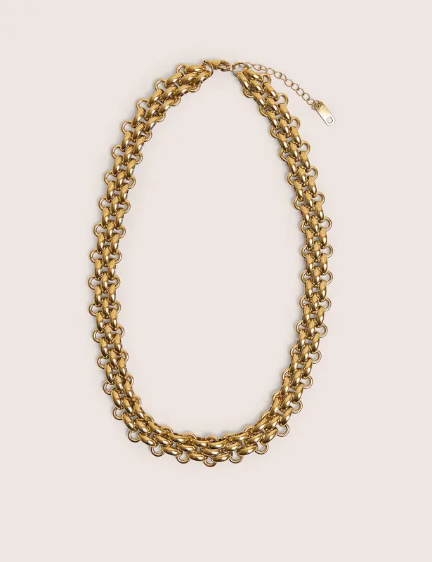 Collar dorado grueso
