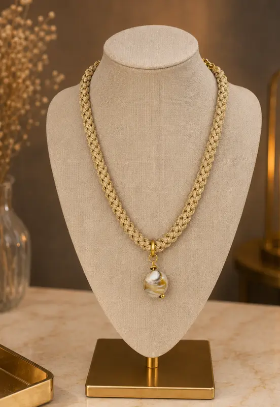 Collar Golden Marble | UNIK