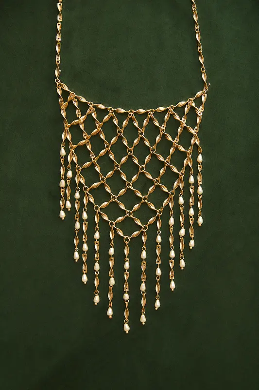 COLLAR MALLA MERMAID ORO