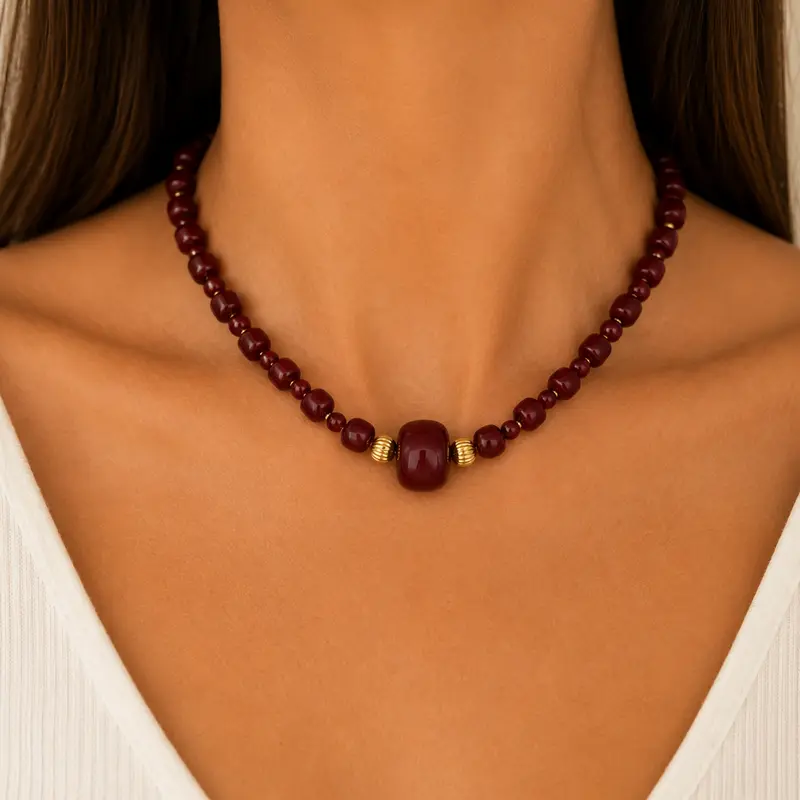 Collar Marisma Rojo
