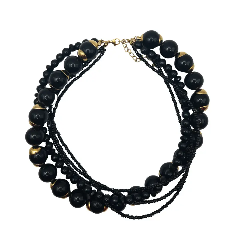 Collar maxi negro