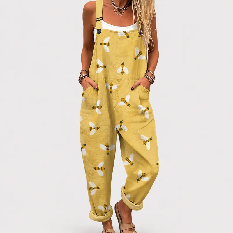 Comfortable Printed Jumpsuit — Style 36