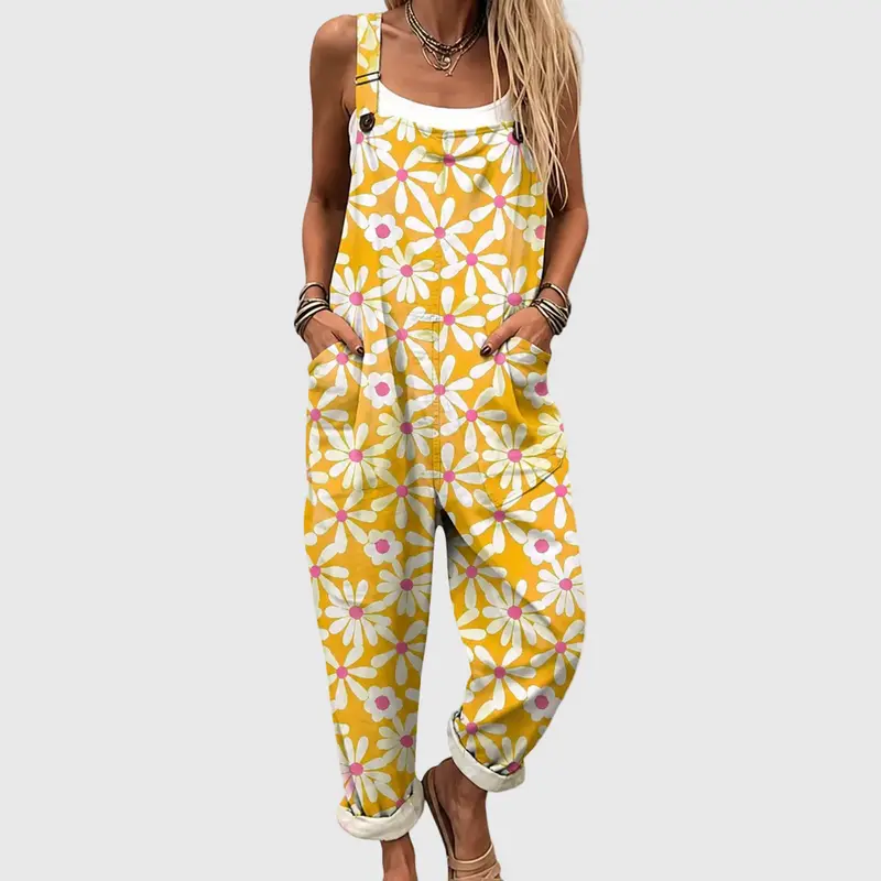Comfortable Printed Jumpsuit — Style 37