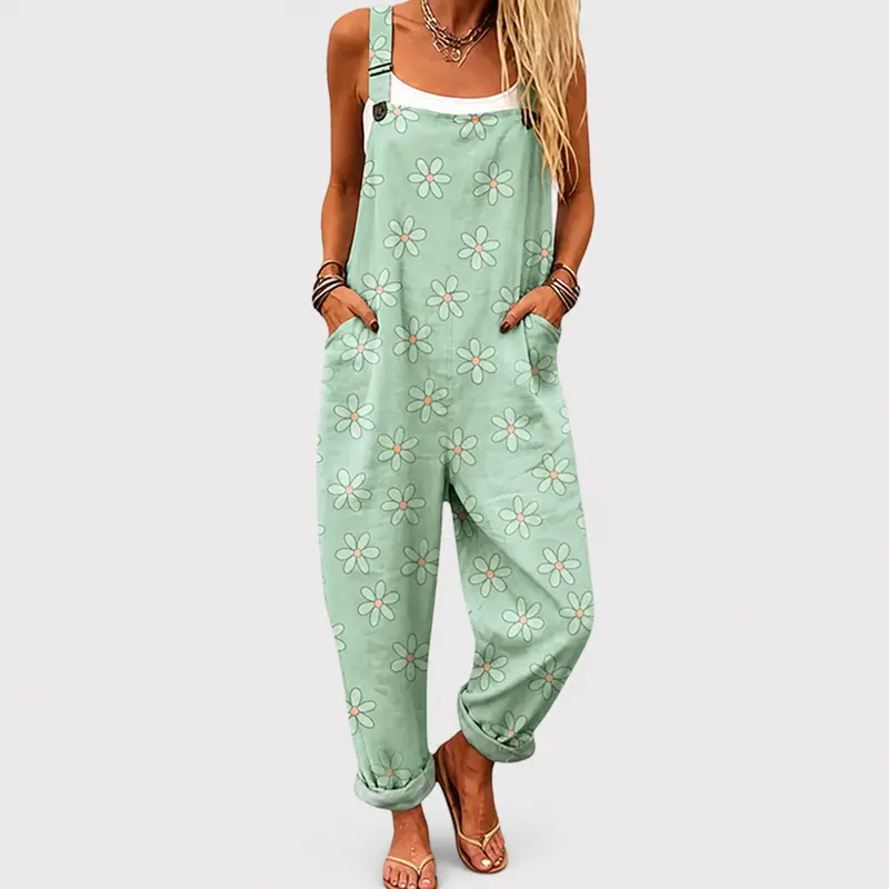 Comfortable Printed Jumpsuit — Style 4