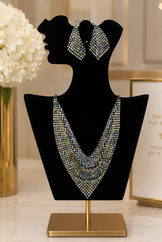 Conjunto Aurora Prism – Swarovski Elements