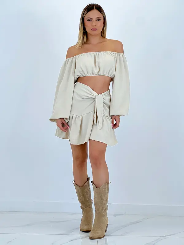 Conjunto falda pareo