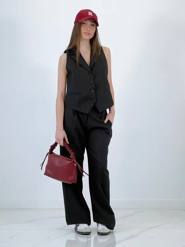 Conjunto pantalón y chaleco Paris