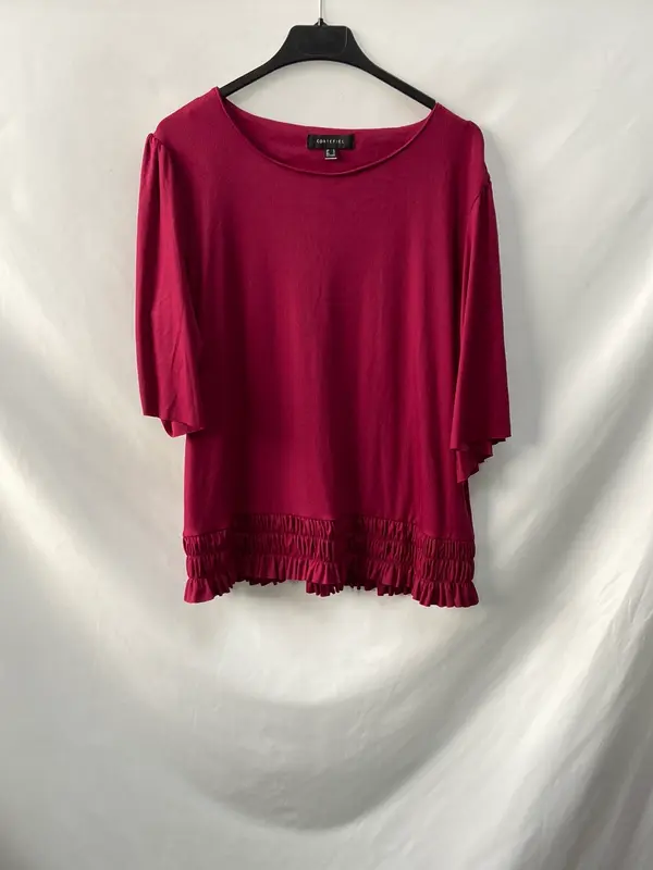 CORTEFIEL. Camiseta rosa T.XL