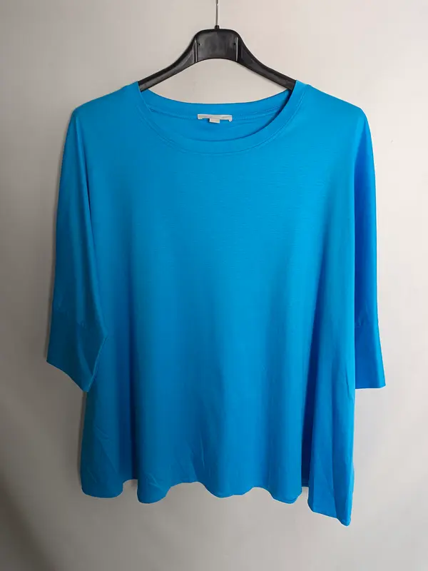 COS. Camiseta oversized azul T.s