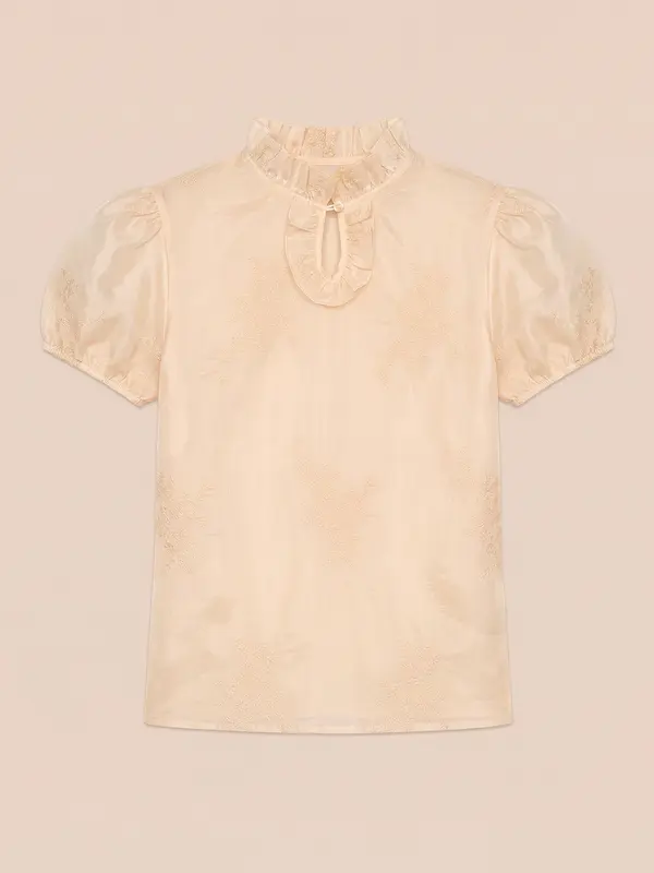 Cream Echo Blouse